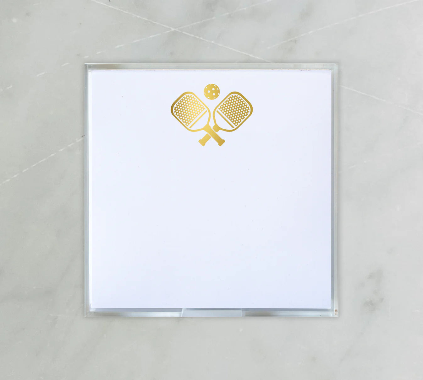 Gold Foil Pickleball Paddie