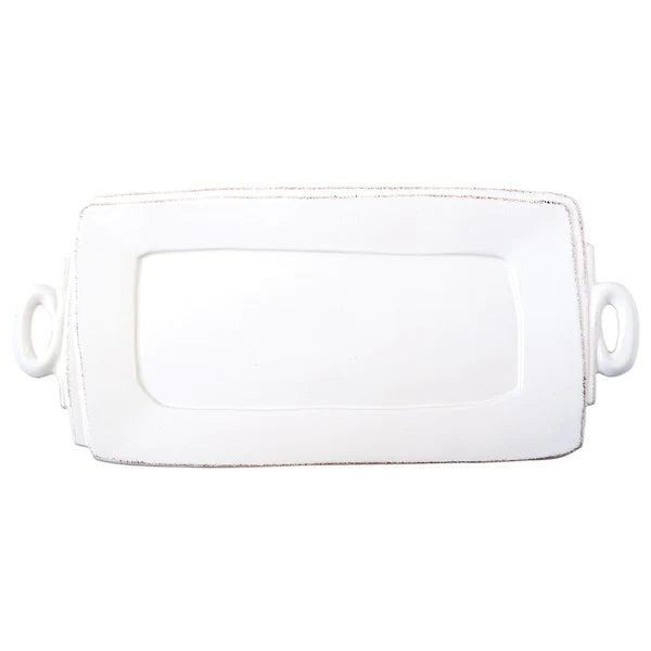 Platter Lastra Rectangle with Handles