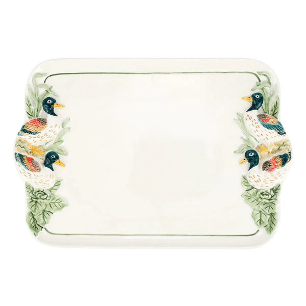 Rectangle Platter Wildlife Mallard