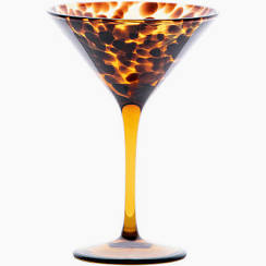 Puro Tortoise Martini Glass-Juliska