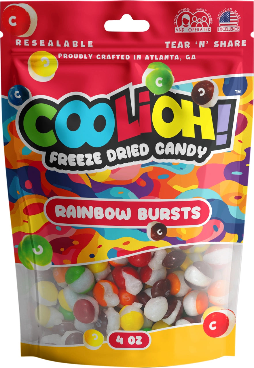Rainbow Bursts Freeze Dried Candy