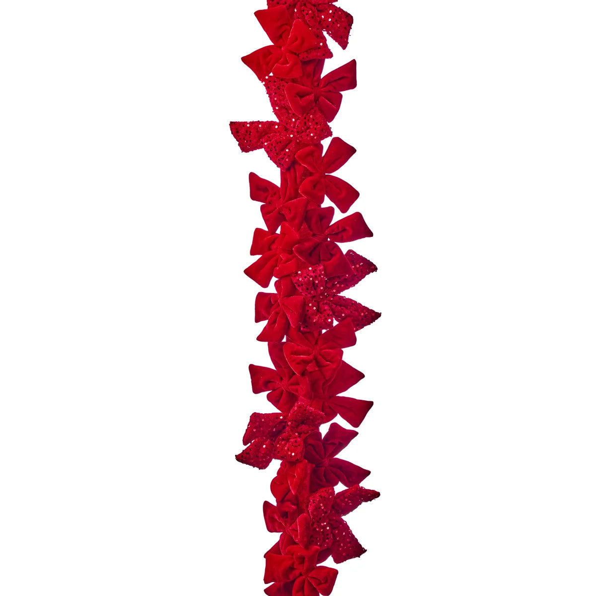 Sequin Velvet Bow Garland