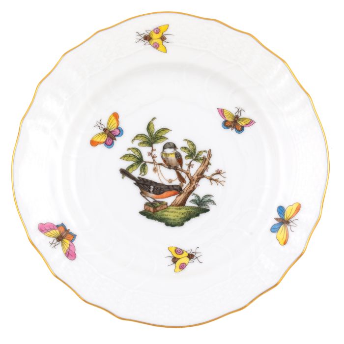 Bread and Butter Plate Multicolor Rothschild Bird