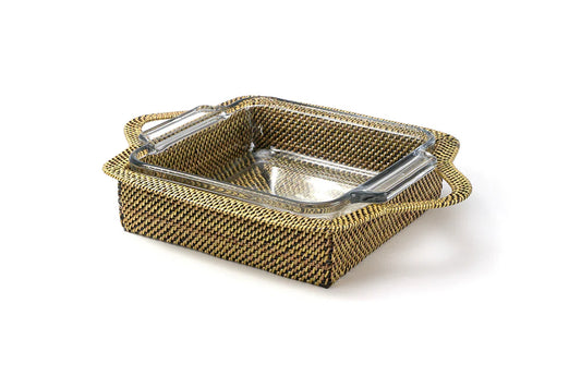 Square Baker Basket with Anchor Baking Dish