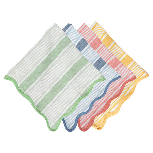 St/4 Cabana Stripe Napkins-Juliska