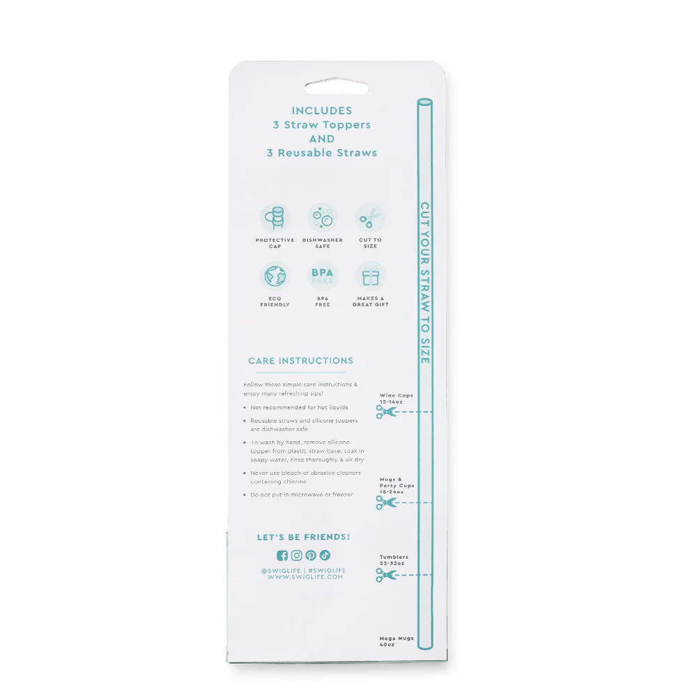 Go Baby Go - Straw Topper Set