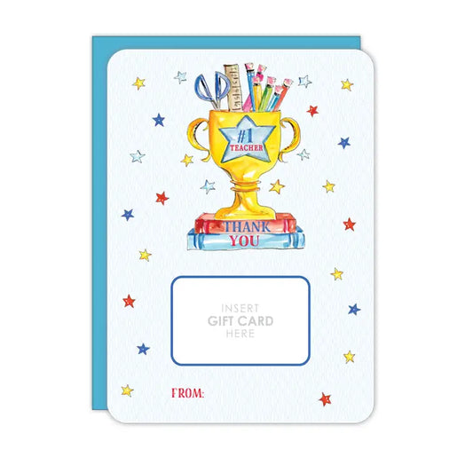 #1 Teacher Gift Card Holder