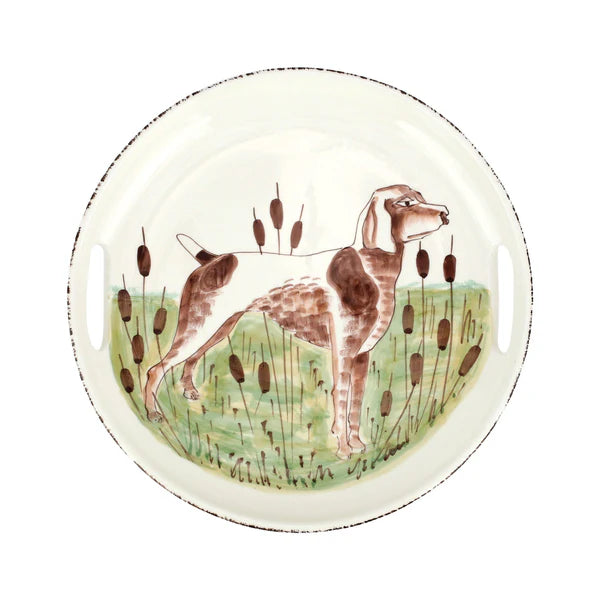 Round Tray Wildlife Spaniel
