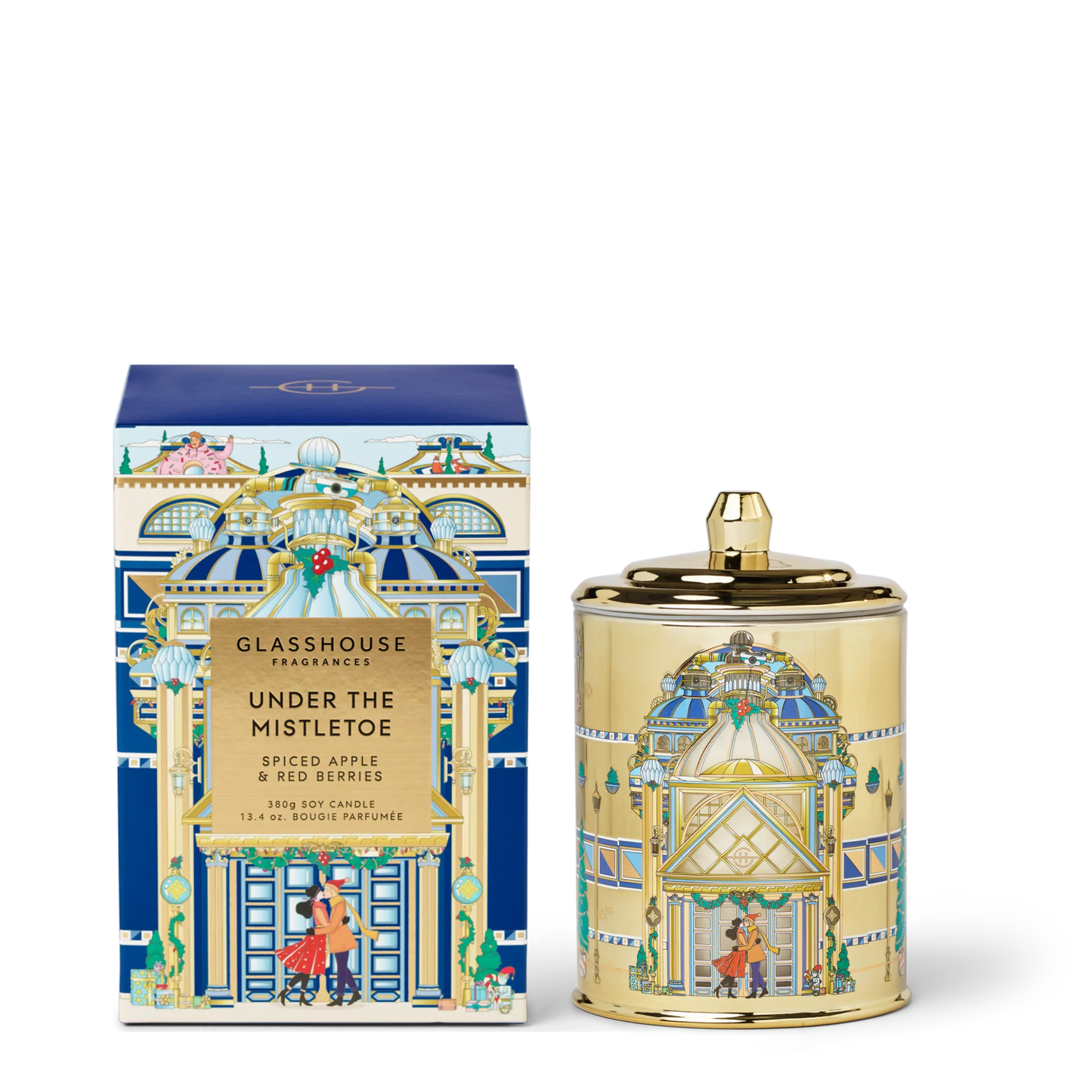 White Christmas/Cedar Leaf & Fruity Clove-Glasshouse Fragrances