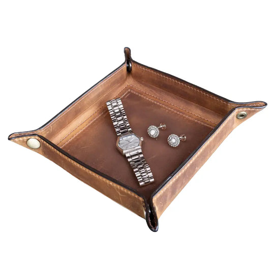 Premium Leather Valet Tray