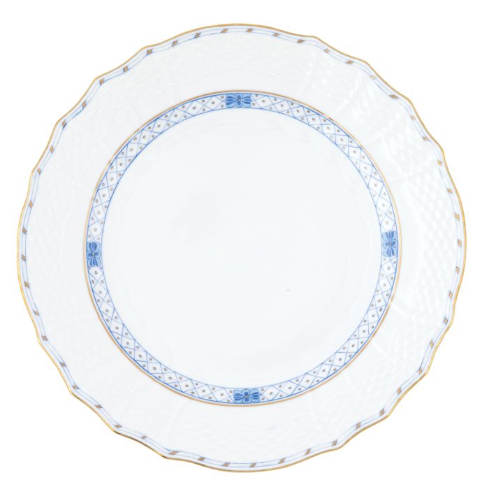 Service Plate Blue Waldstein Garland