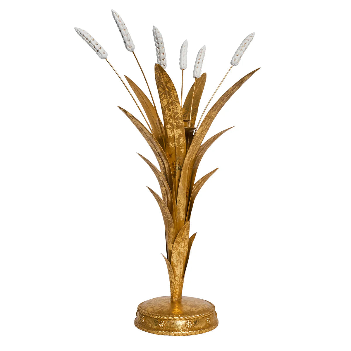 Juliska Gold Wheat Forest Walk Candlestick