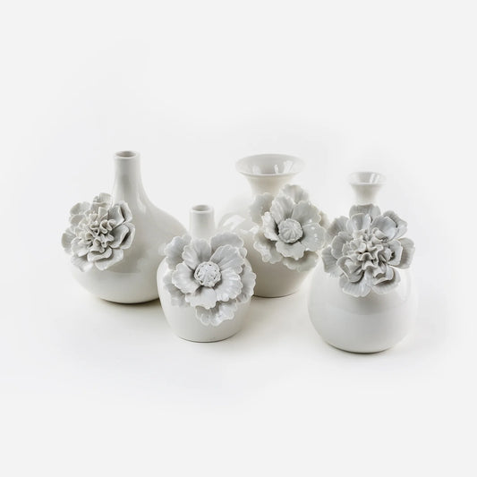 White Porcelain Flower Vase