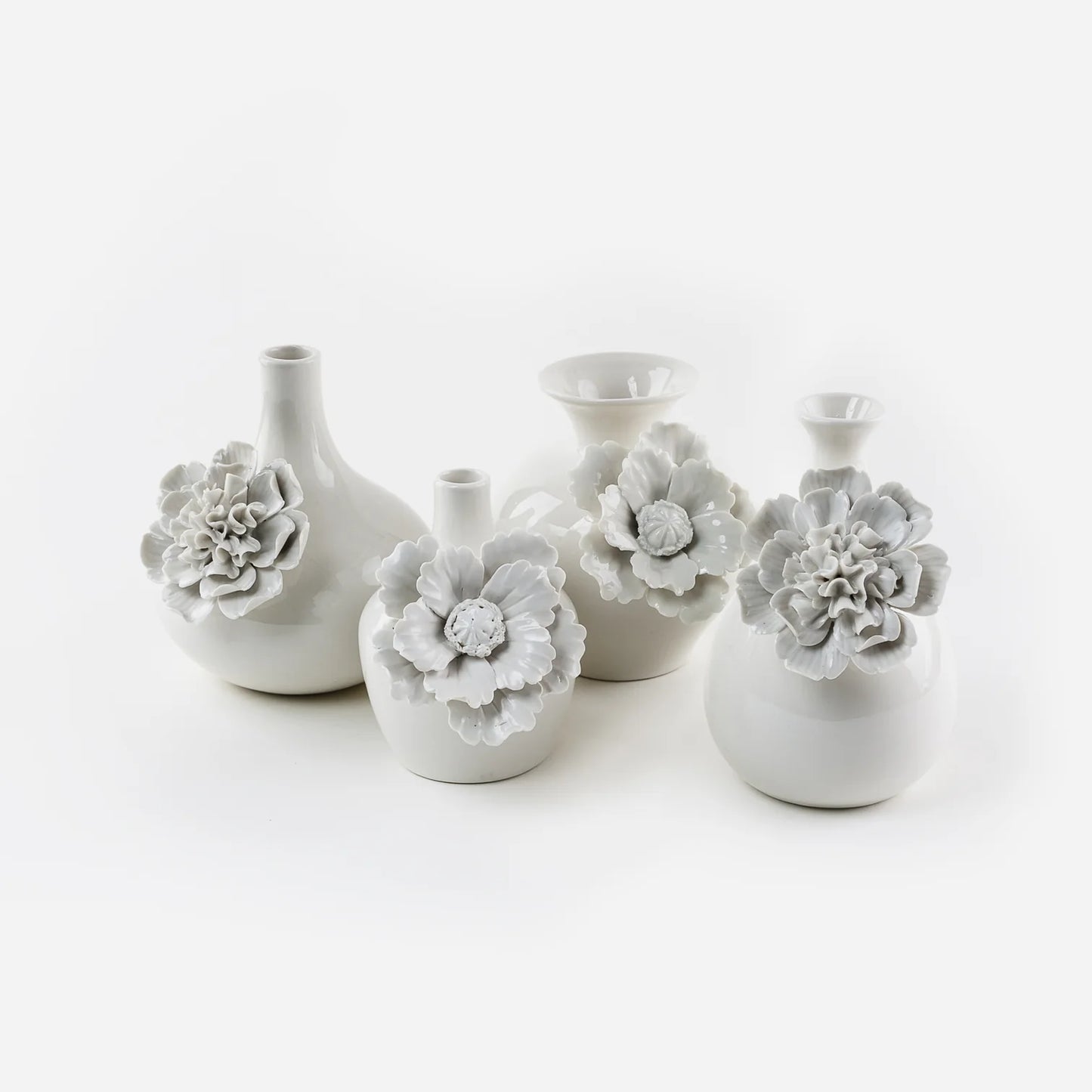 White Porcelain Flower Vase