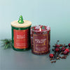 Holly Berry Garland Candle