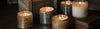 Clear Artisan Blown Glass Tumbler Candle: Bourbon Vanilla