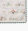 Nativity Embroidered Hanging Advent Calendar
