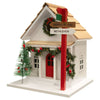 Birdhouse Holiday Sign Post