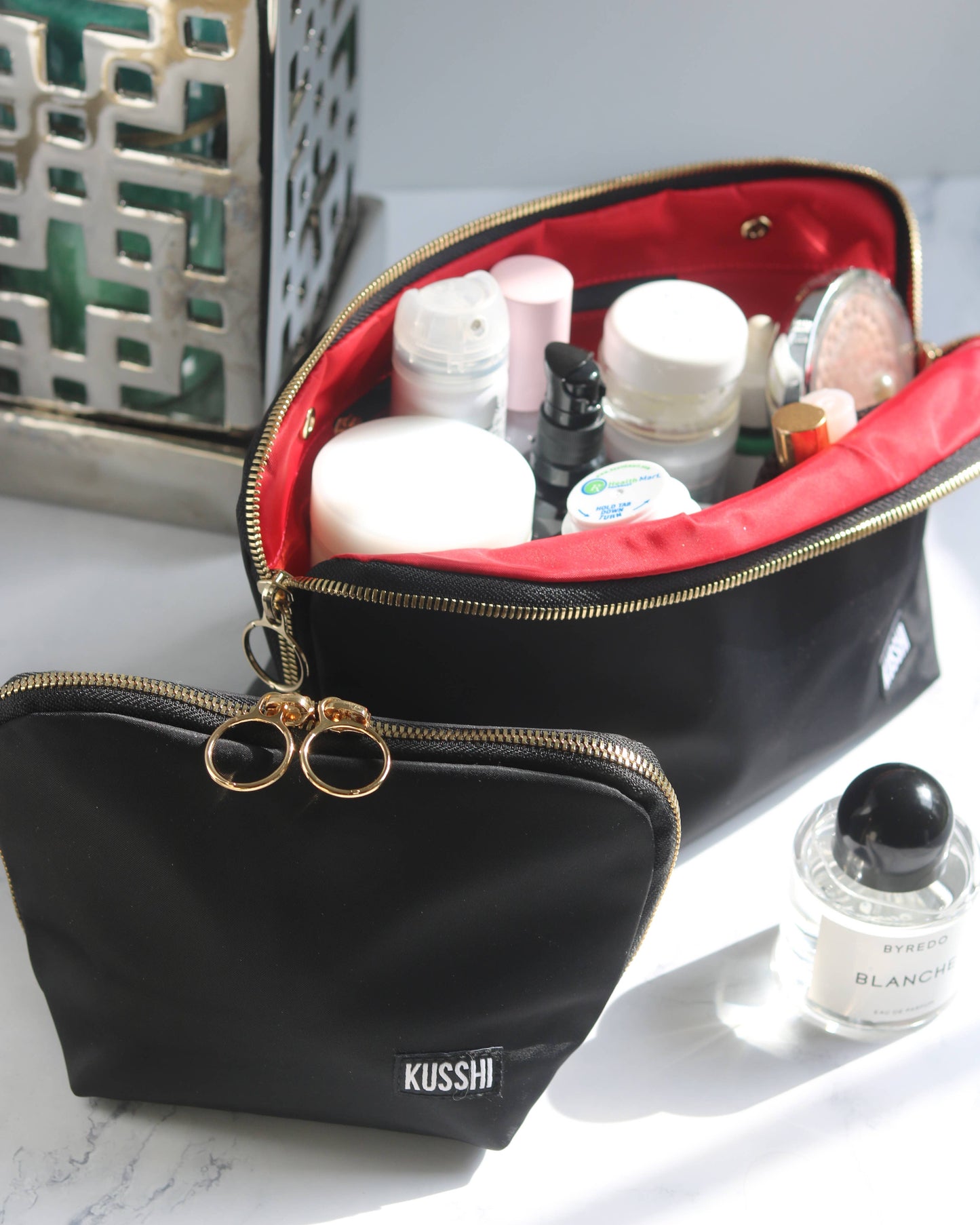 Signature Nylon Medium Cosmetic Bag