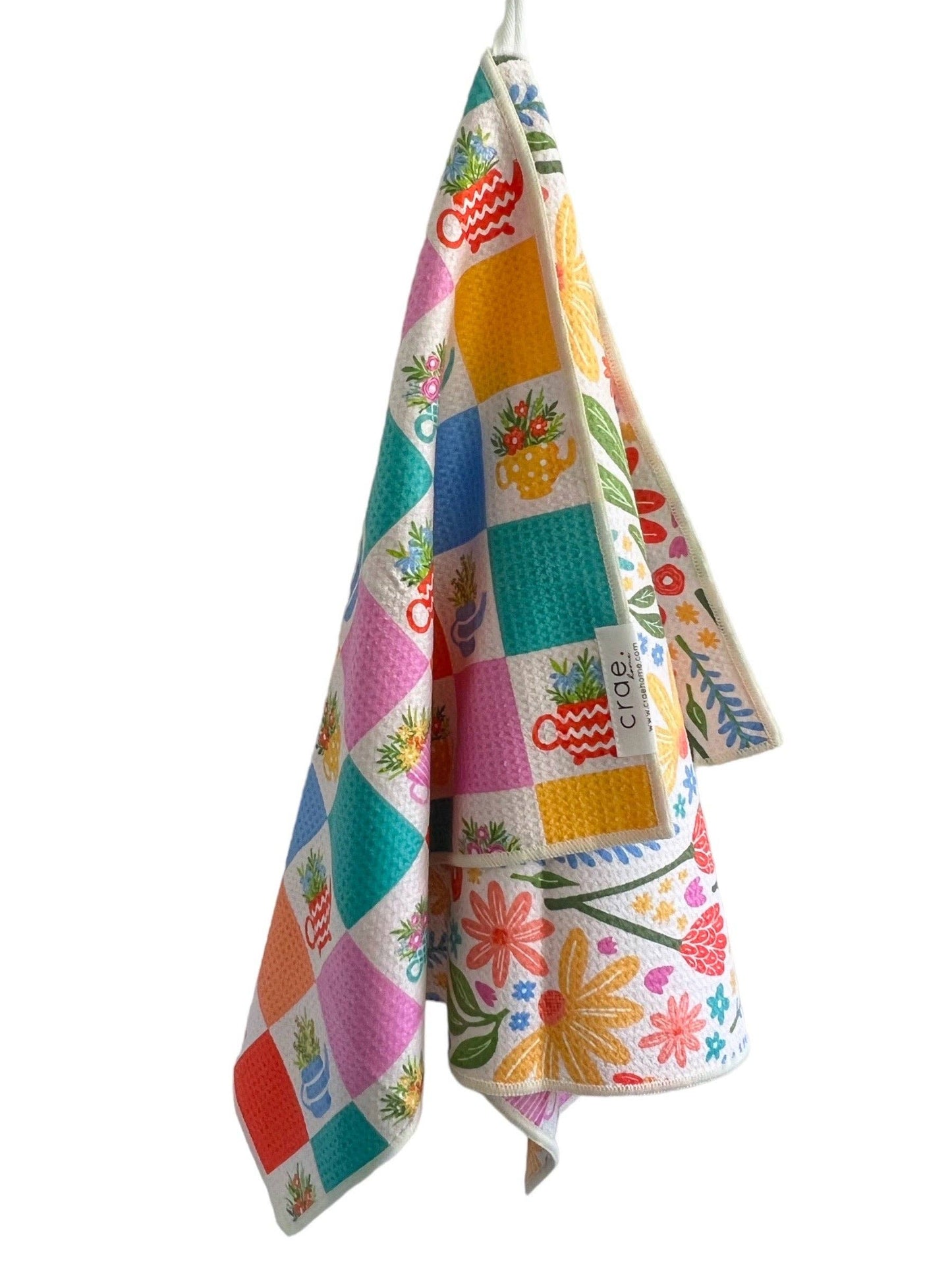Hand Towel Tea Garden Reversible