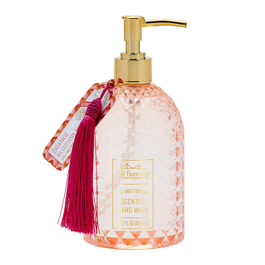 Orange Blossom Musk Botanical Tassel Hand Soap