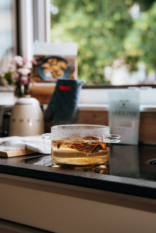 Wood & Glass Simmer Pot