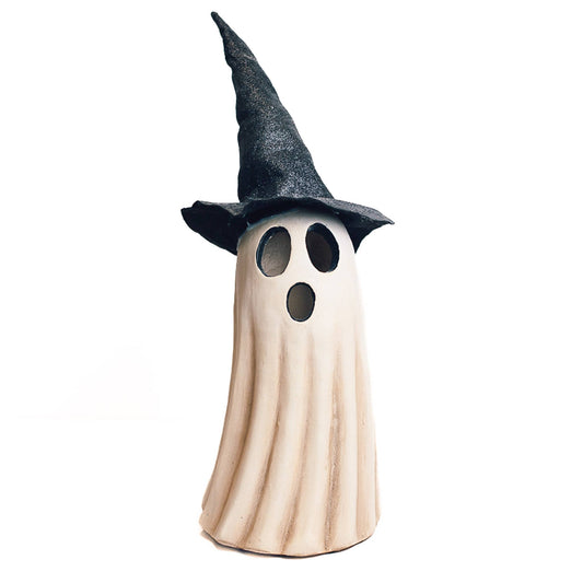 Witch Hat Ghost with LED Lights