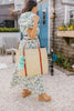 Tote Palm Natural Citron: Large