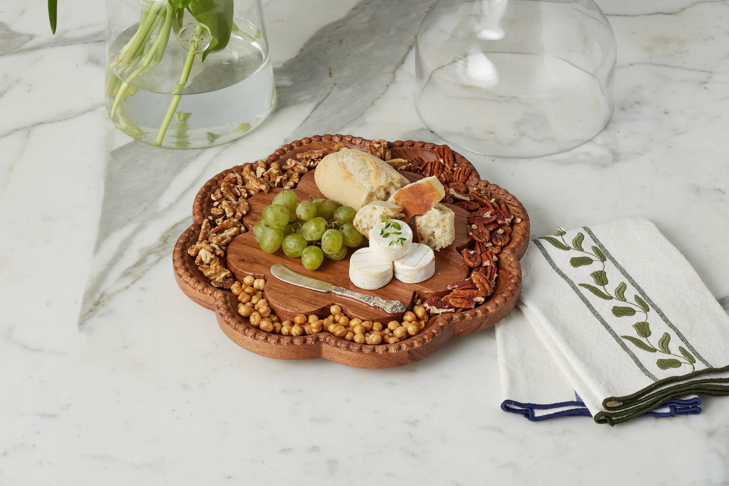 Vintage Scalloped English Bread Board