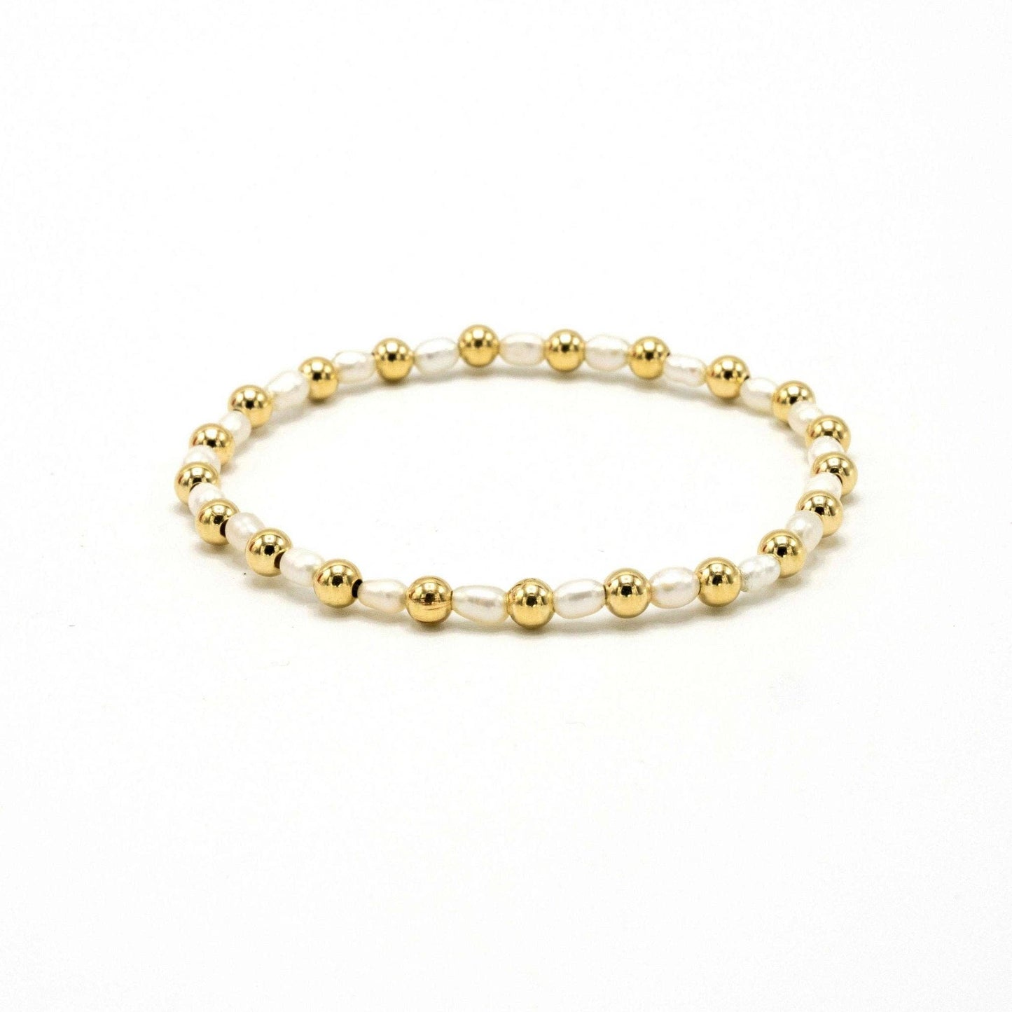 Montauk Gold and Pearl  Bracelet-Erin Gray
