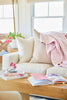 Seaside Scallops Blush Blanket: Original