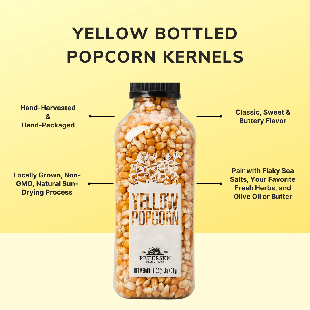 Popcorn Kernel Bottle- Petersen Family Farm