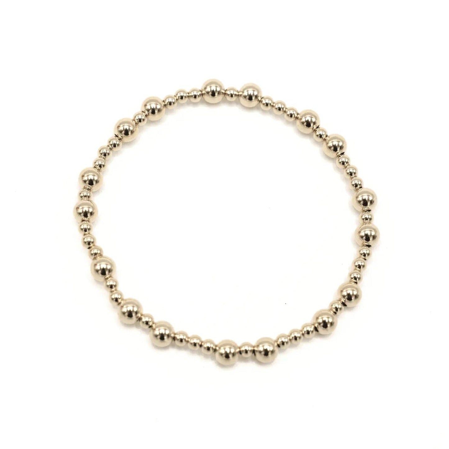 The Charleston Gold filled Beaded Bracelet-Erin Gray