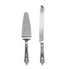 Berry & Thread Cake Knife & Server Set - Bright Satin