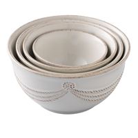 Berry & Thread Nesting Prep Bowl Set/4 - Whitewash