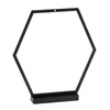 Hexagon Ornament Stands: Gold / Tall