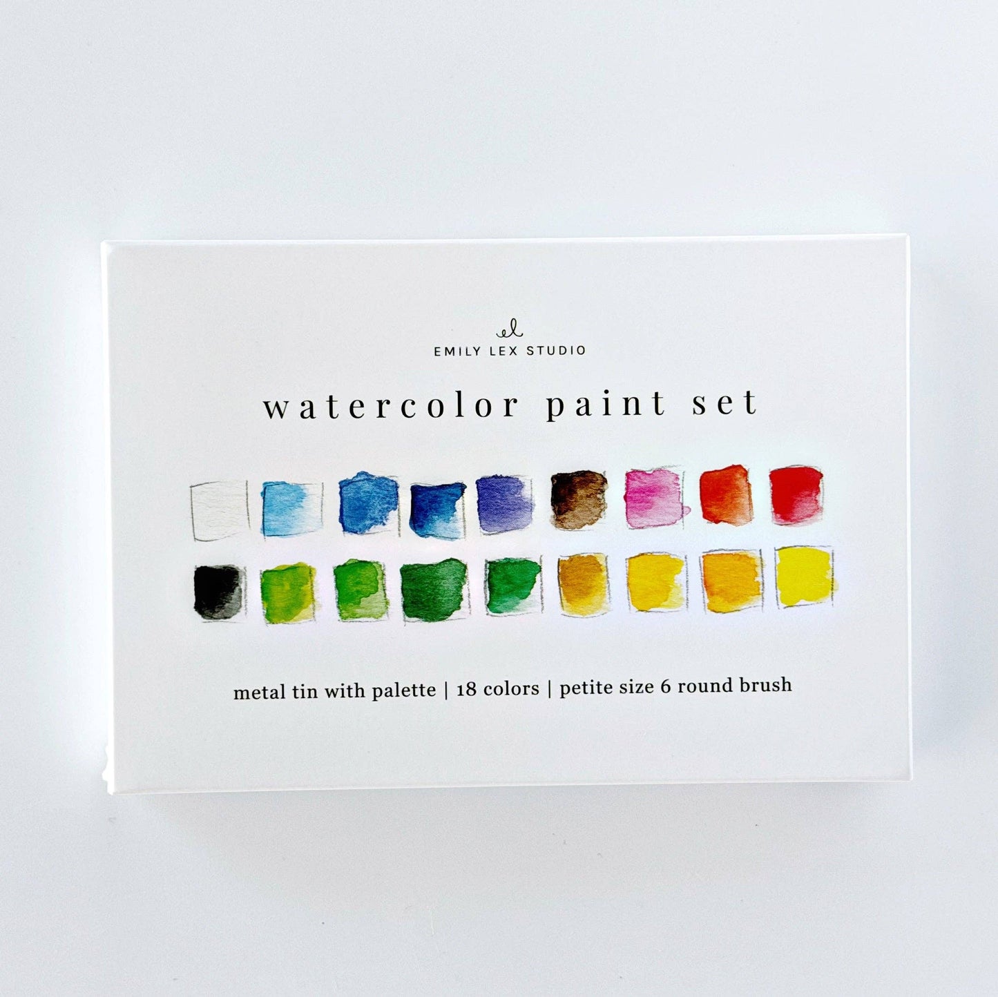 Watercolor Paint Set with Brush