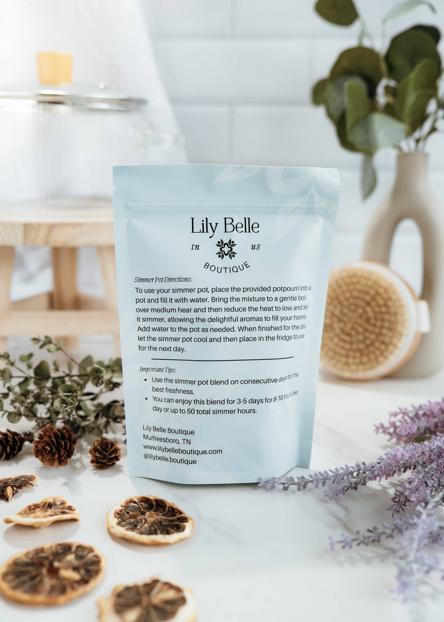 Spa Day/Lemon Lavender Eucalyptus Simmer Potpourri