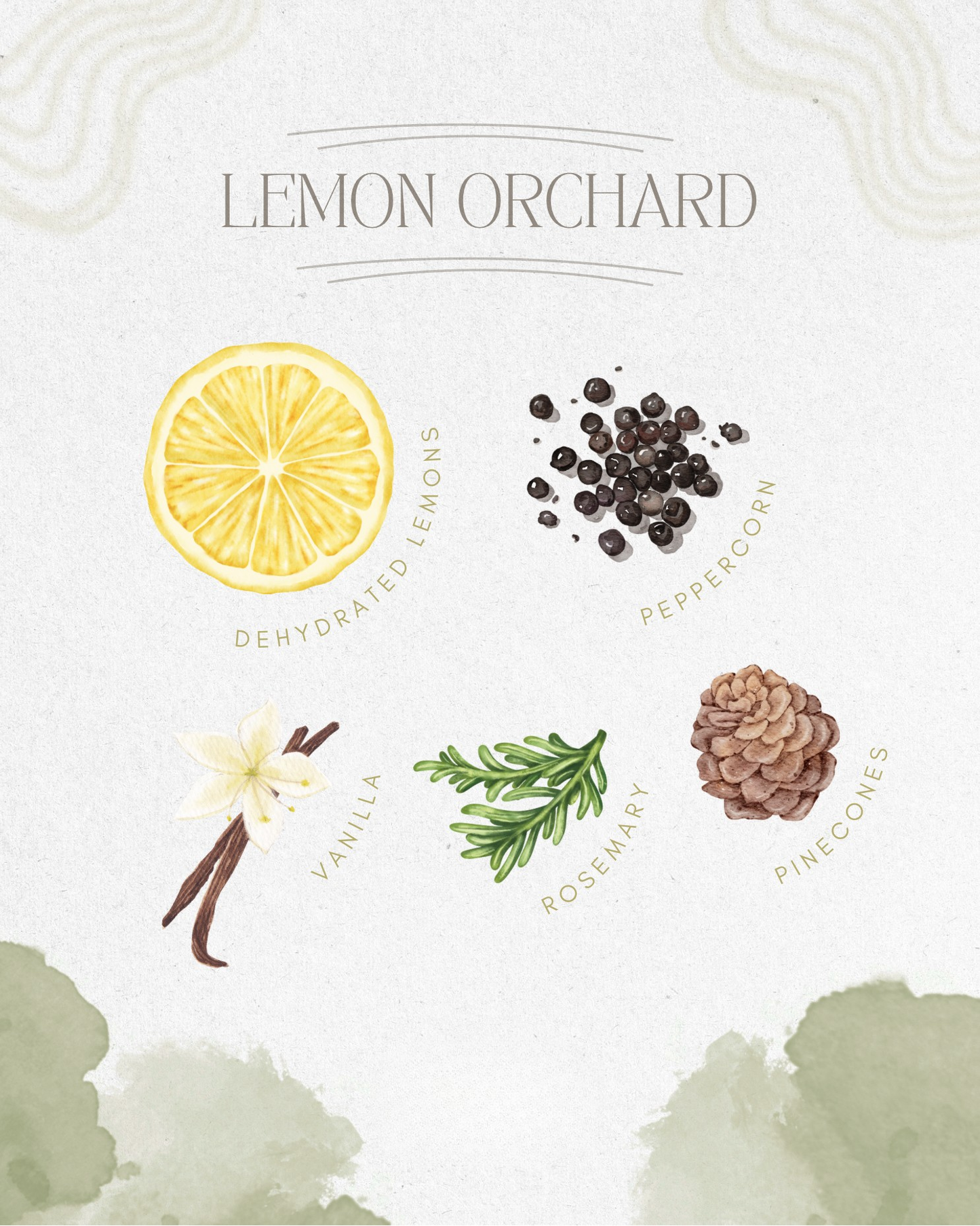 Lemon Orchard Simmer Pot  | Lemon Rosemary Peppercorn