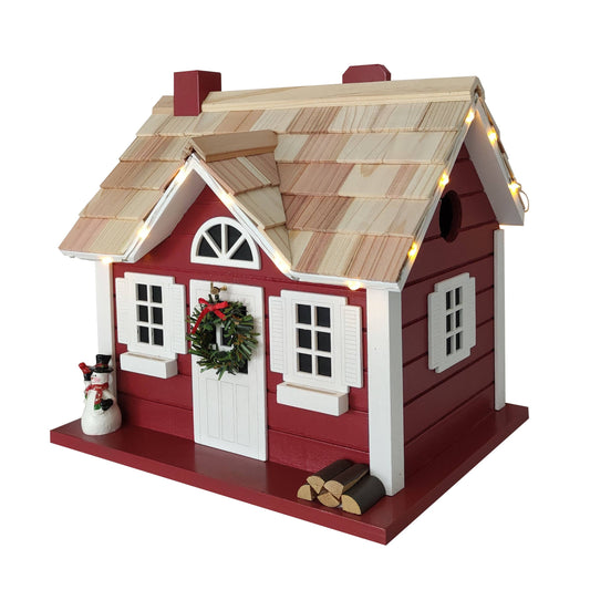 Birdhouse Cape Cottage  w/L.E.D Lights