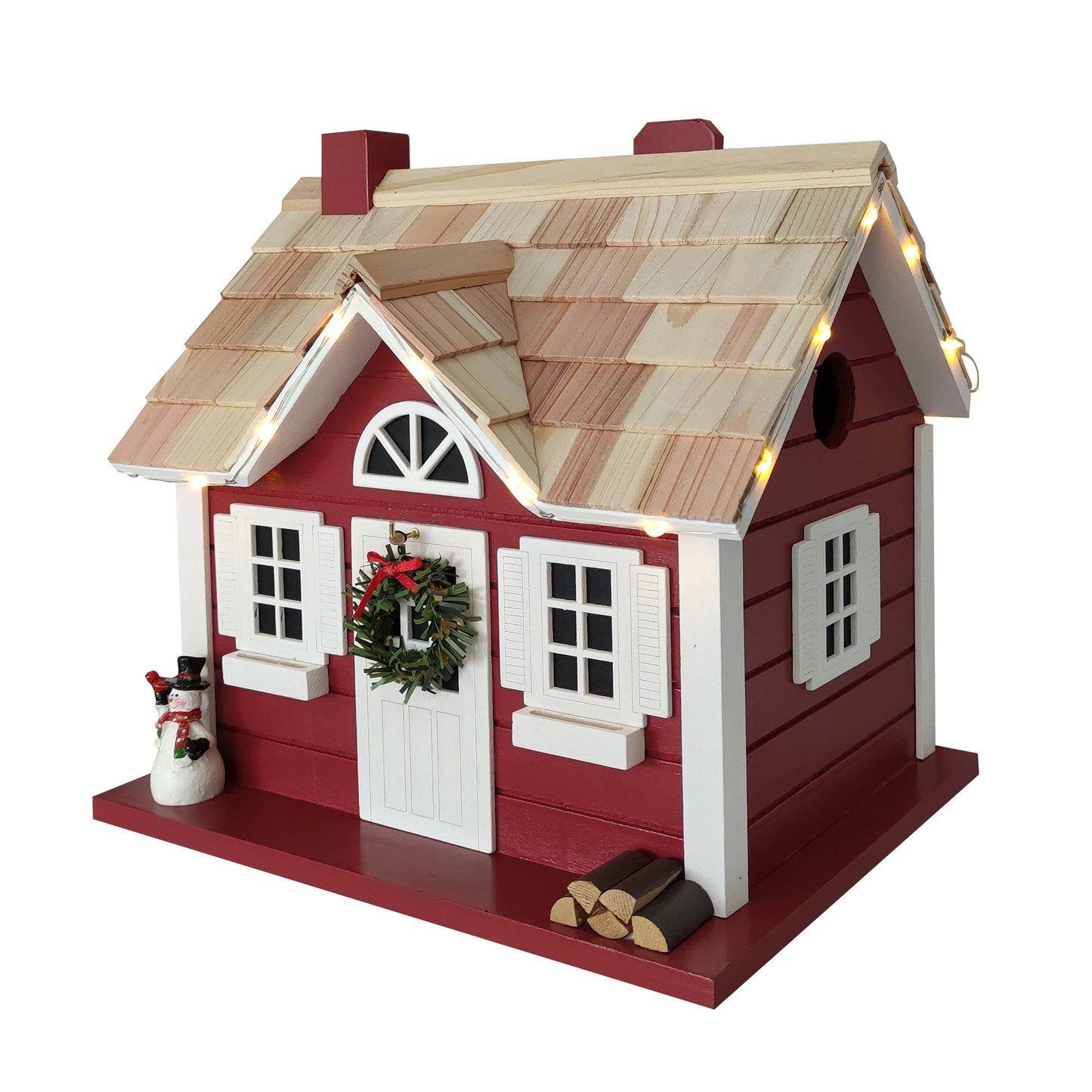 Birdhouse Cape Cottage  w/L.E.D Lights