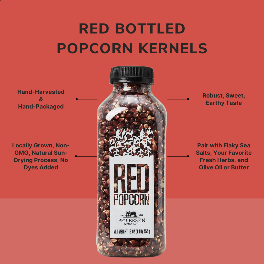 Popcorn Kernel Bottle- Petersen Family Farm