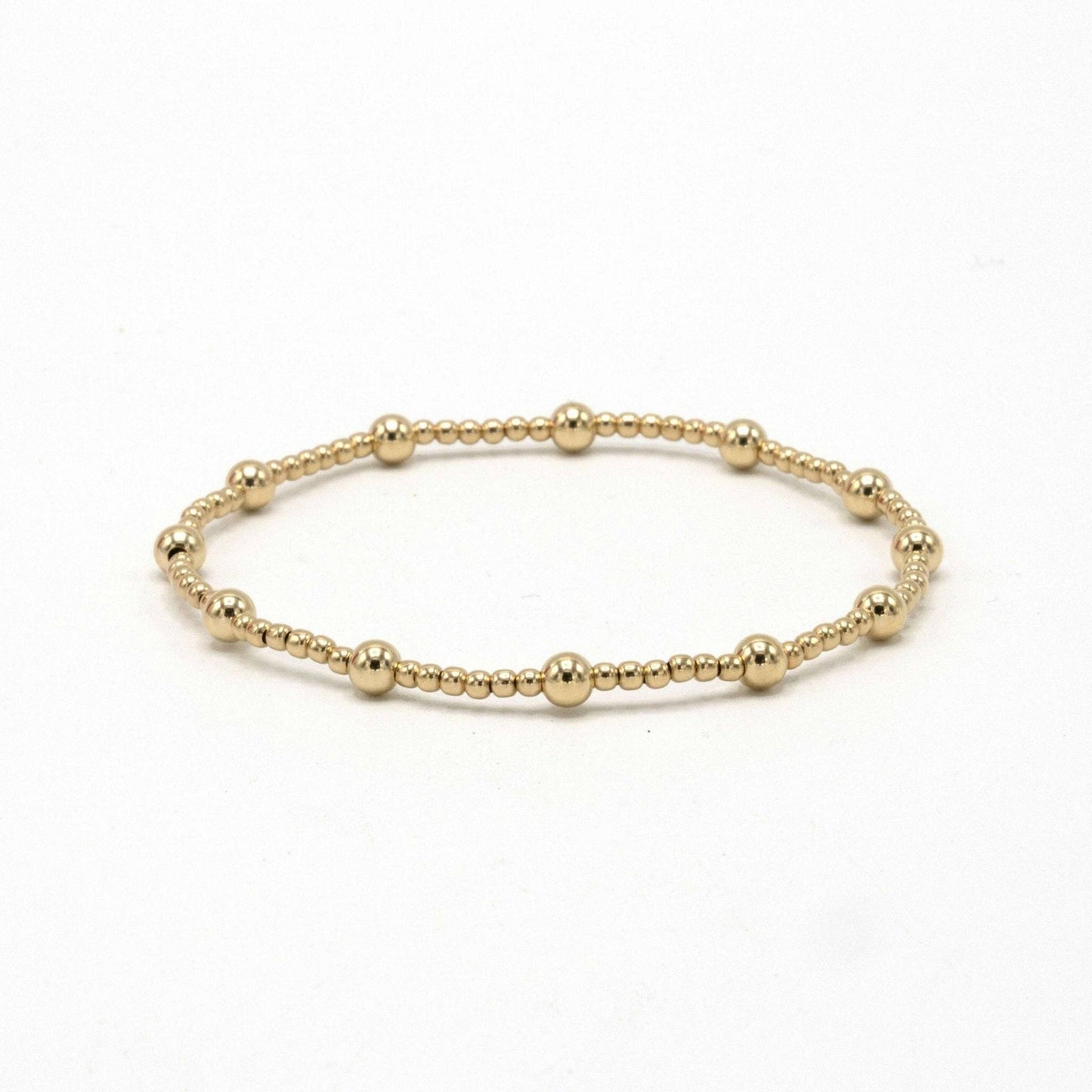Malibu Gold Filled Beaded Bracelet-Erin Gray