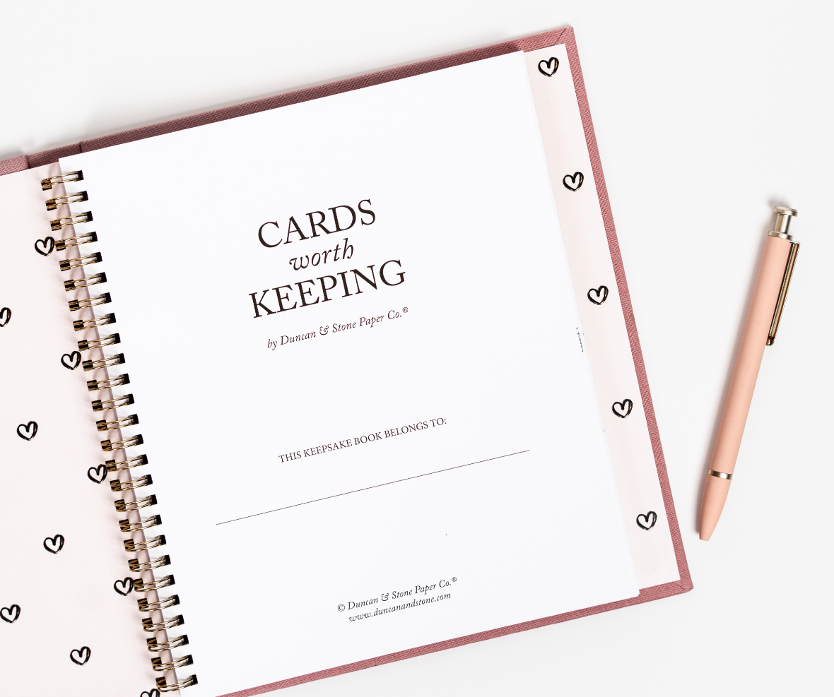 Cards Worth Keeping Journal