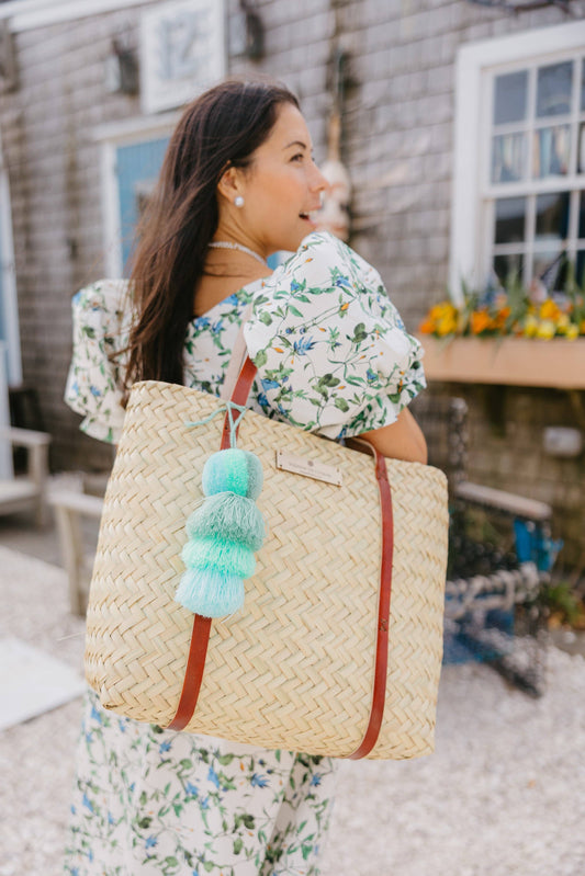 Tote Palm Natural Citron: Large