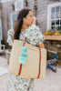 Tote Palm Natural Citron: Large