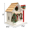 Birdhouse Holiday Sign Post
