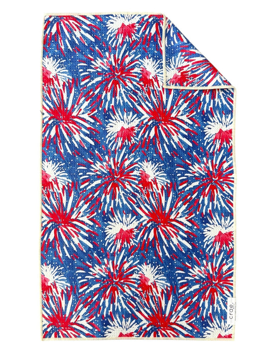 Hand Towel Red Glare Double-Sided
