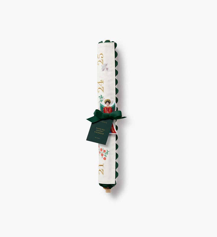 Nativity Embroidered Hanging Advent Calendar