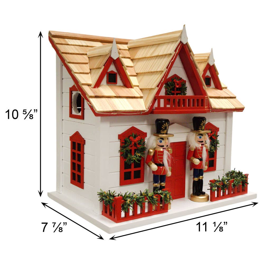 Birdhouse Nutcracker w/LED Lights